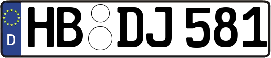 HB-DJ581