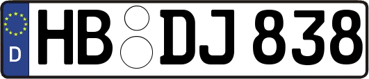 HB-DJ838