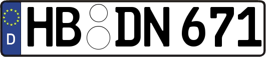 HB-DN671