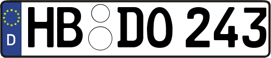 HB-DO243