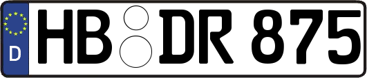 HB-DR875