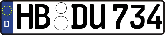 HB-DU734