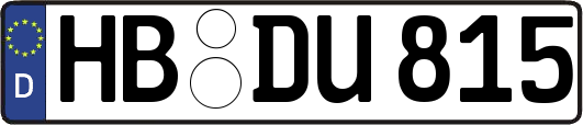 HB-DU815