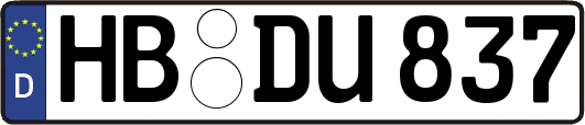 HB-DU837