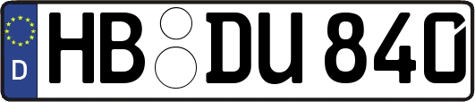 HB-DU840