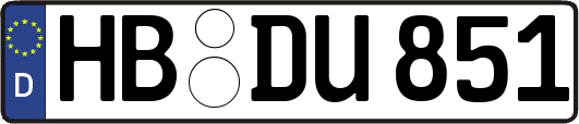 HB-DU851