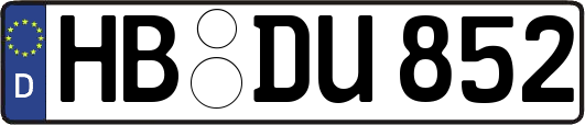 HB-DU852