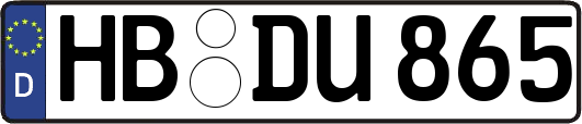 HB-DU865