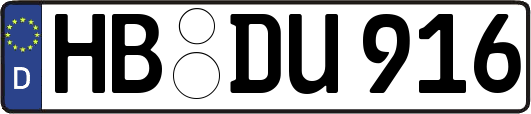 HB-DU916
