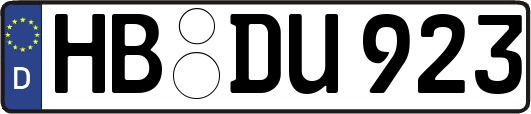 HB-DU923