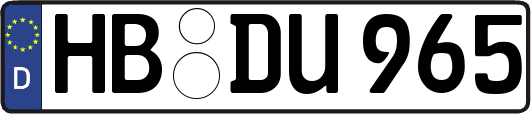 HB-DU965