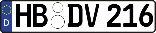 HB-DV216