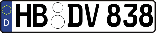 HB-DV838