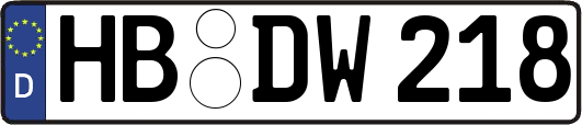 HB-DW218