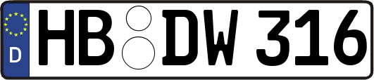 HB-DW316
