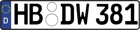 HB-DW381