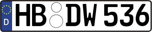 HB-DW536