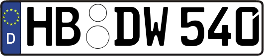 HB-DW540