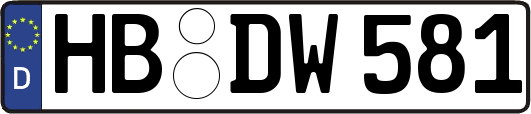 HB-DW581