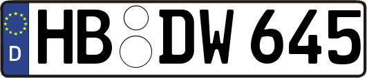HB-DW645