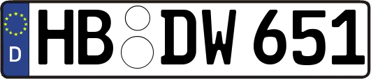 HB-DW651