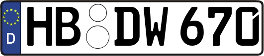 HB-DW670