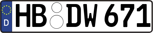 HB-DW671
