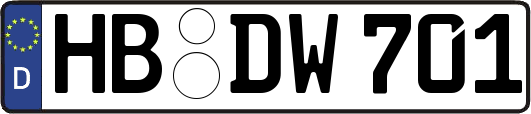 HB-DW701
