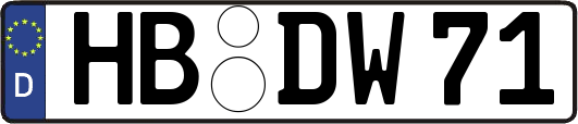 HB-DW71