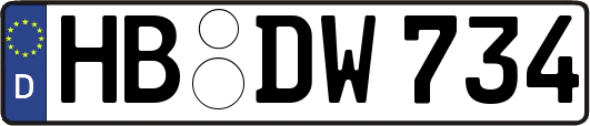 HB-DW734