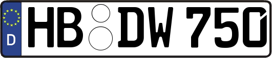 HB-DW750