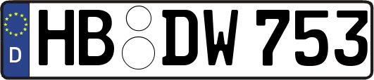HB-DW753