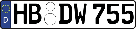 HB-DW755