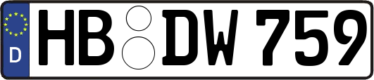 HB-DW759