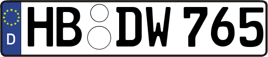 HB-DW765