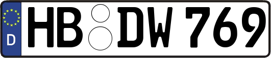 HB-DW769