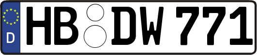 HB-DW771