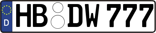 HB-DW777