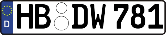 HB-DW781