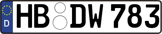 HB-DW783