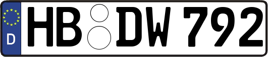HB-DW792