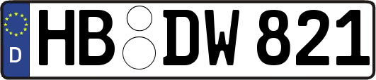 HB-DW821
