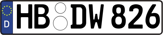 HB-DW826
