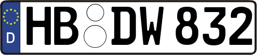 HB-DW832