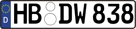 HB-DW838