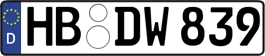 HB-DW839