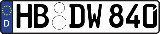 HB-DW840