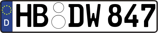 HB-DW847