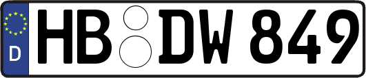 HB-DW849
