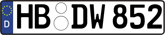 HB-DW852